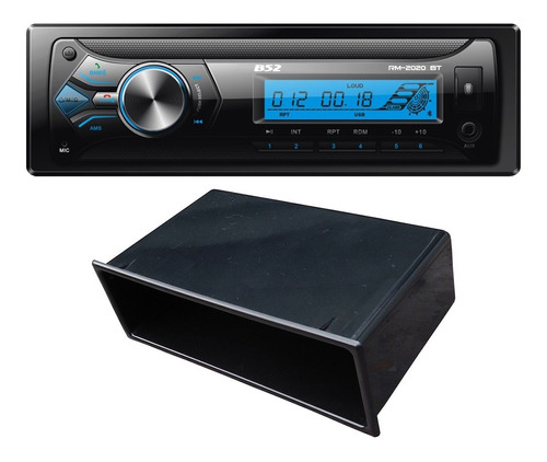 Combo Stereo B52 Usb Sd Aux Bluetooth + Adaptador Bora Fox