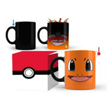 Taza Mágica(térmica) Charmander  Pokemon Personalizada Nombr