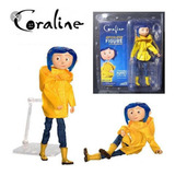 Coraline Yellow Raincoat Figura Articulada Neca Nuevo