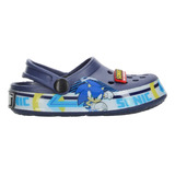 Sandalias Sonic Azul Marino Para Niño [son1]