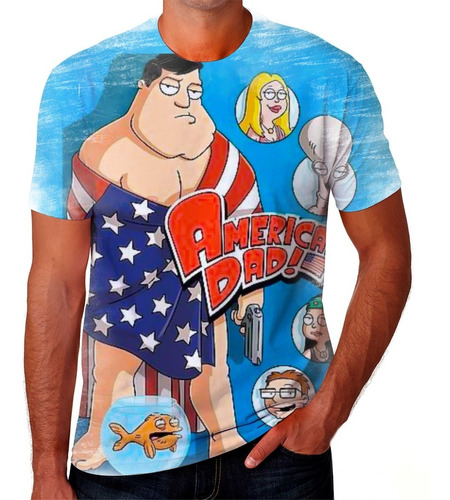 Camisa Camiseta American Dad Desenho  Envio Rápido 06