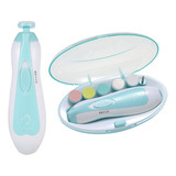 Set De Cuidado Para Bebés Showell New Azul Con 1 Pieza, Corta Uñas Tipo Lima