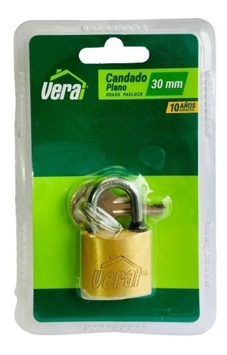 Candado Vera Plano 30 Mm Locker