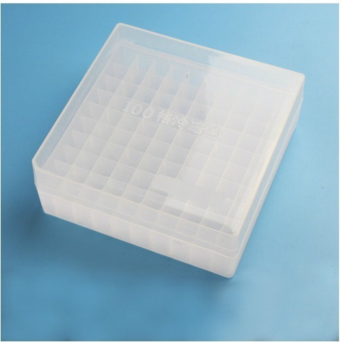 Caja Gradilla Con Tapa Ultrafreezer P/100 Viales, Pack X 2 U
