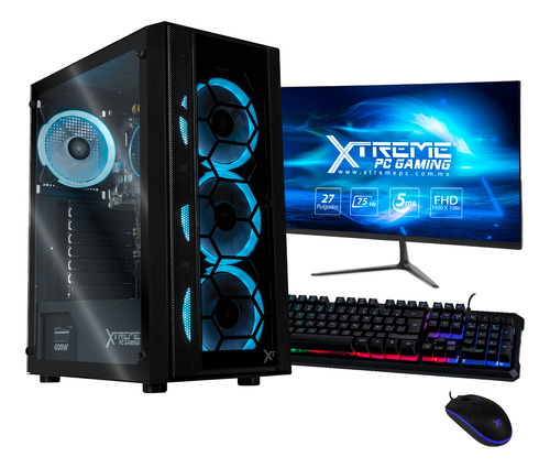 Xtreme Pc Gaming Intel Core I7 12700 16gb Ssd 1tb Monitor 27