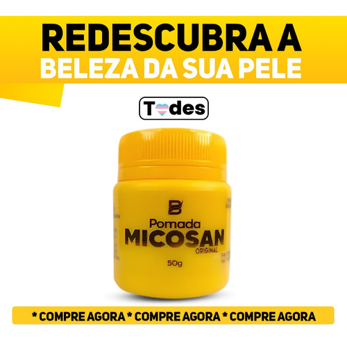 Pomada Micosan Original Para Micoses E Clareador 50g