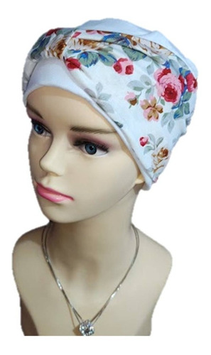 Turbante Gorro Dama Mujer Oncológico Quimio Alopecia C/banda