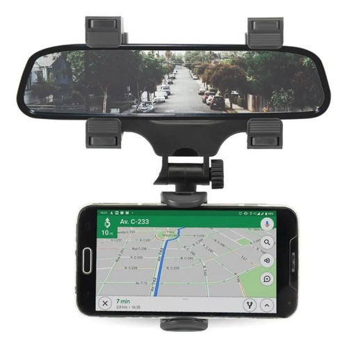 Suporte De Celular Universal Para Smartphone Fixa Retrovisor