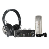 Kit De Grabacion Behringer Uphoria Studio Placa + Mic + Auri