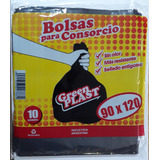 Bolsas Pack 50 De Consorcio Basura Negras Reforzada 80x110cm