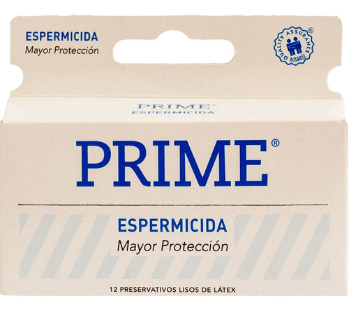 Preservativos De Látex Prime Espermicida Por 12 Unidades