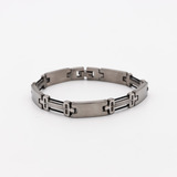 Pulsera Estilo Urbano Acero Plata