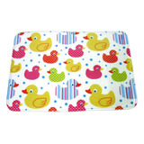 Piso Baño 45x65cm Patitos Colores House Home