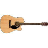 Guitarra E-acústica Fender Cd-60sce Classic Design Natural