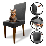 Kit 4 Capas Cadeira Jantar Resistente Anti Gato Promoção