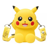 Monedero Poké Bolso Pokémon Pikachu Bandolera Wonder Switch