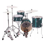 Bateria Nagano Beat Acústica Ocean Sparkle Bumbo 16 Ocs