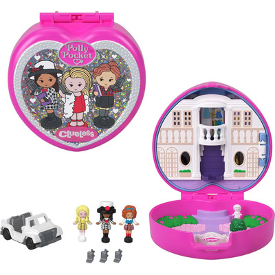 Polly Pocket X Clueless Collector Compacto, Micro Muecas Y J | Envío gratis
