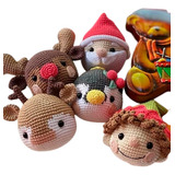 Patrones Navidad Adornos Colgantes Amigurumi Crochet
