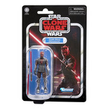 Figura De Acción Star Wars The Clone Vintage Darth Maul +3