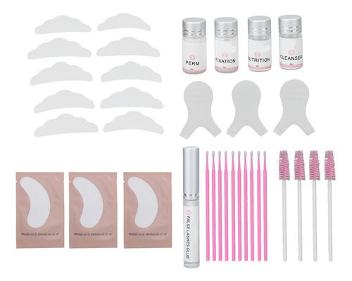 Kit De Permanente De Pestañas, Laminación De Cejas, Semiperm