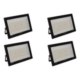 Reflector Led 300w Exteriores Luz Blanca 4 Pzas Envio Gratis