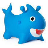 Blue Shark - Juguete Inflable Para Niños Pequeños Con Bom.