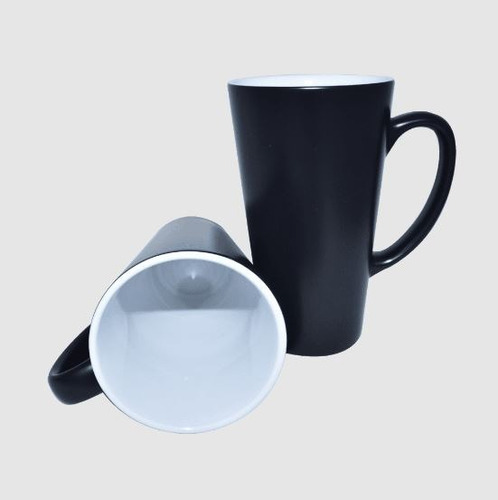 Taza Cónica - Sublimable/personalizada - Color Negro 