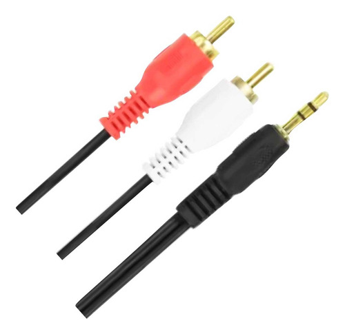 Cabo Coaxial Audio Vídeo  P2 X 2rca  Estéreo Profissional 