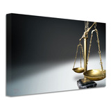 Cuadro Justicia Derecho Canvas Grueso Cly25 140x90