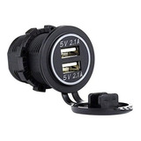 Cargador Usb Doble Led Banco 4.2a Carga Rapida Socket