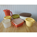 Lote De 7 Artículos Tupperware Vintage 