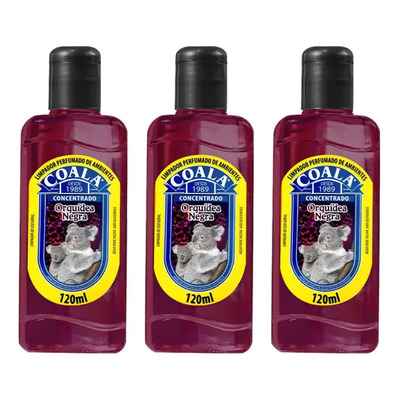 Limpador Perfumado de Ambientes Coala - Orquídea Negra - 120 ml - 3 Unidades | MercadoLivre
