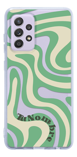 Funda Para Galaxy Para Mujer Curvas Verde Con Tu Nombre