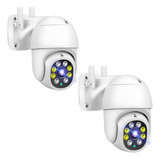 Pack X2 Camara De Seguridad Ip Wifi Exterior 1080p Hd