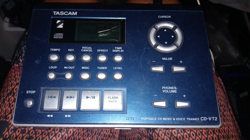 Tascam Cd Trainer Para Vocais Cd-vt2 Não Lê Disco (aa416)