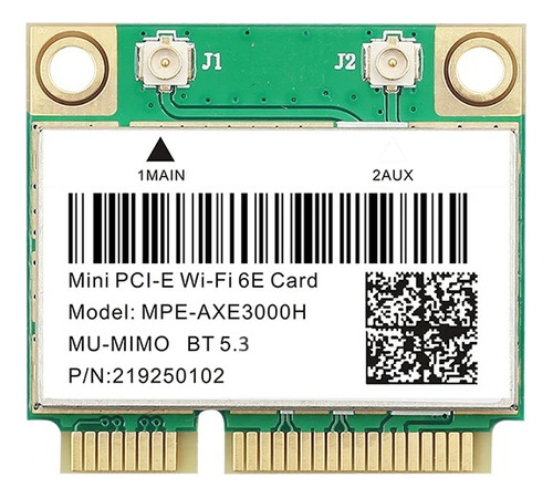 Tarjeta Wifi 6e Ax210hmw + Bluetooth 5,3, Mini Pci-e