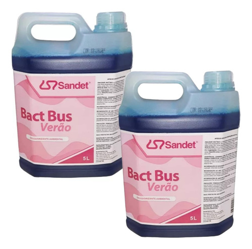 2un Bact Bus Bactericida Para Banheiro Químico Onibus Sandet