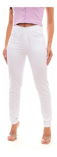 Calça Feminina Consciência Jeans Branca C/ Pouca Lycra 22893