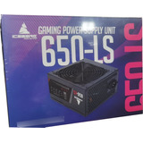 Fuente De Poder Iceberg 650 Ls 650w Cables Negros 650-ls Color Negro 110v/220v