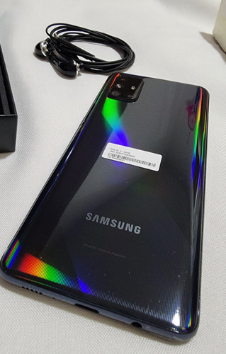 Samsung Libre Galaxy A71 Black No Vibra 