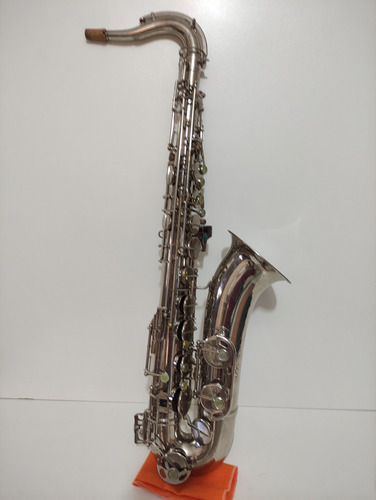 Saxofone Tenor Galasso Vintage Sib Níquel Original