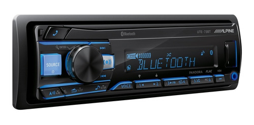 Autoestereo Alpine Ute-73bt Con Bluetooth 1 Din 