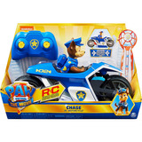 Paw Patrol La Película Motocicleta Chase A Control Remoto Color Azul