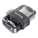 Pendrive Sandisk Ultra Dual M3.0 64gb 3.0 Negro