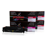 Kit 4 Toner Printium Cf410a, Cf411a, Cf412a Cf413a Para M377