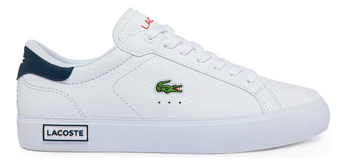 Tenis Lacoste Powercourt De Piel Doble Tono Hombre