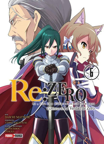 Panini Manga Re: Zero (chapter Three) N.6, De Tappei Nagatsuki. Serie Re Zero, Vol. 6. Editorial Panini, Tapa Blanda En Español, 2021