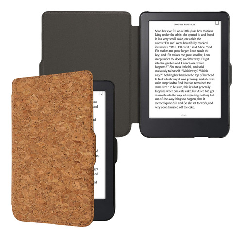 Kwmobile Funda De Corcho Compatible Con Kobo Clara 2e Y Toli