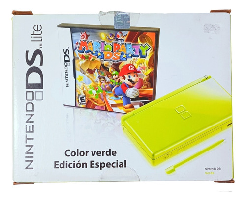 Nintendo Ds Lite Color Verde Mas Juego Impecable